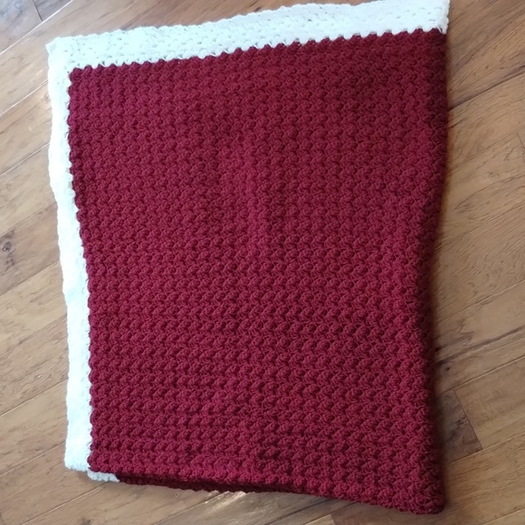 Vintage Dark Red Blanket